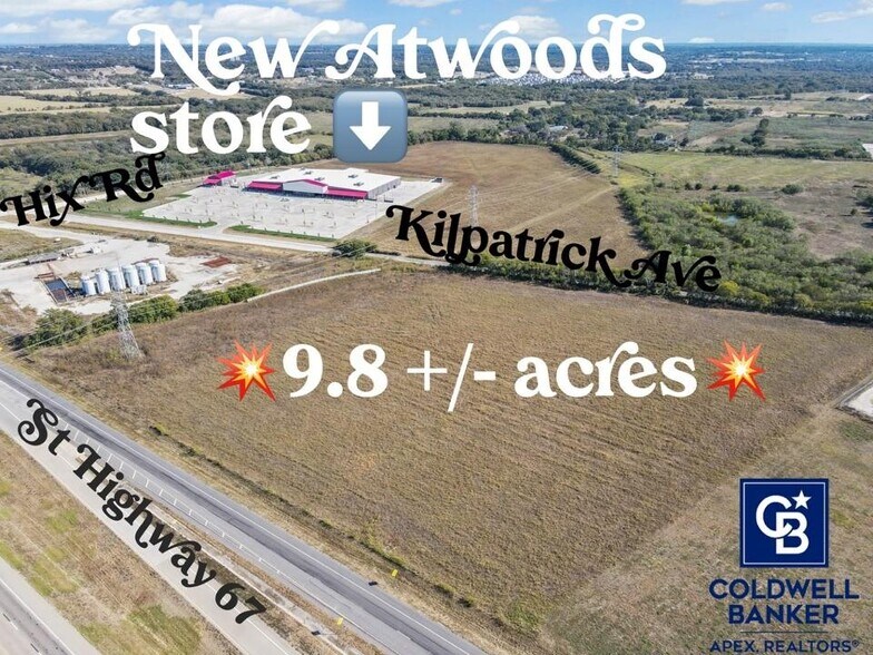 501 Hix Rd, Cleburne, TX for sale - Aerial - Image 2 of 9