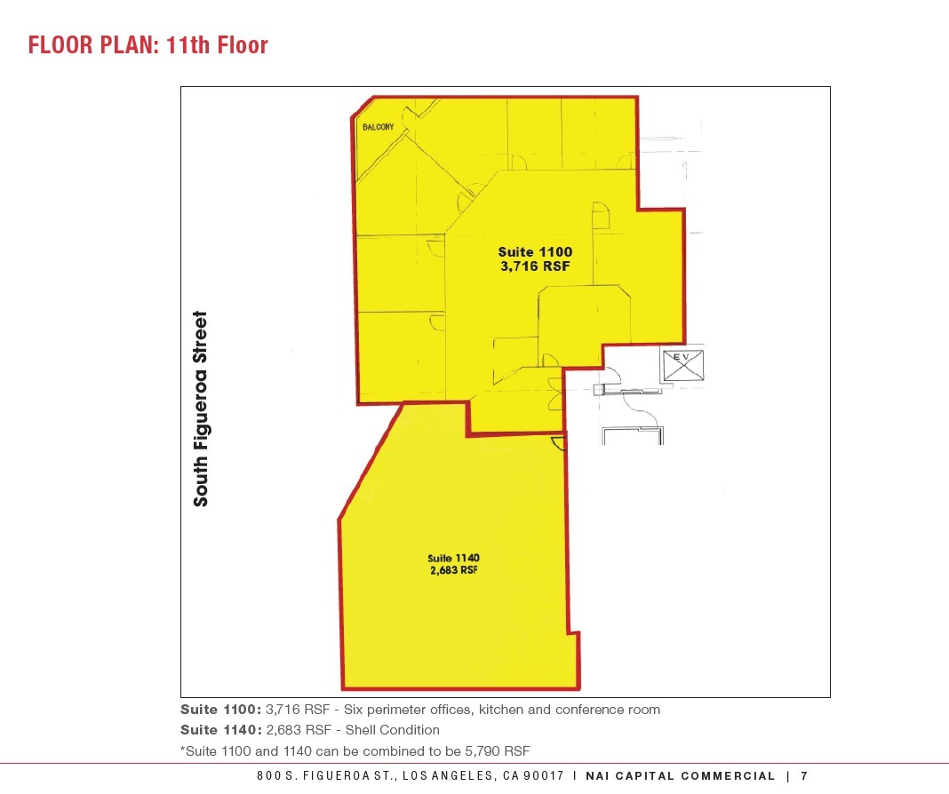 800 S Figueroa St, Los Angeles, CA for lease Floor Plan- Image 1 of 1