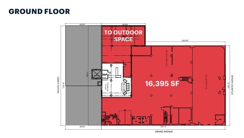 980 Atlantic Ave, Brooklyn, NY à louer Plan d’étage- Image 1 de 1