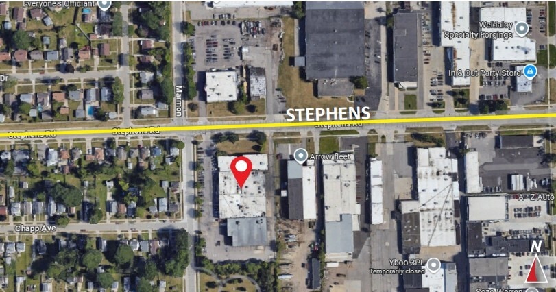 11350 Stephens Rd, Warren, MI for lease - Aerial - Image 2 of 7