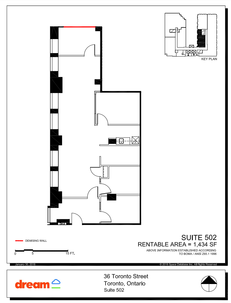 36 Toronto St, Toronto, ON for lease Floor Plan- Image 1 of 1