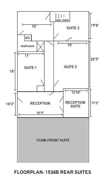 1534 Dorchester Ave, Dorchester, MA à louer - Plan d’étage - Image 2 de 10