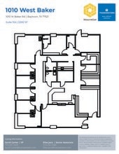 1010 W Baker Rd, Baytown, TX for lease Floor Plan- Image 1 of 2