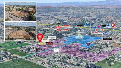 SEC Kalmia St, Murrieta, CA - AÉRIEN  Vue de la carte