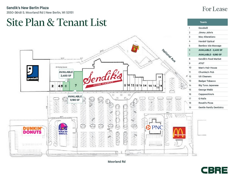 3550-3636 S Moorland Rd, New Berlin, WI à louer - Photo du bâtiment - Image 2 de 5