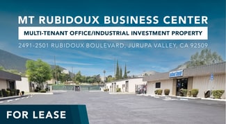 Plus de détails pour 2491 Rubidoux Blvd, Jurupa Valley, CA - Bureau, Industriel à louer