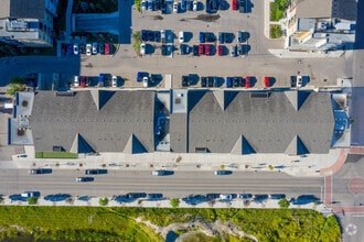 104 Mackenzie Way SW, Airdrie, AB - AERIAL map view - Image1