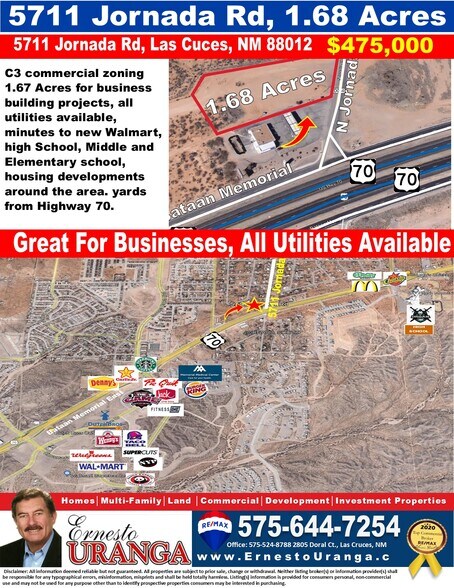 5711 Jornada, Las Cruces, NM à vendre - Photo du bâtiment - Image 2 de 6
