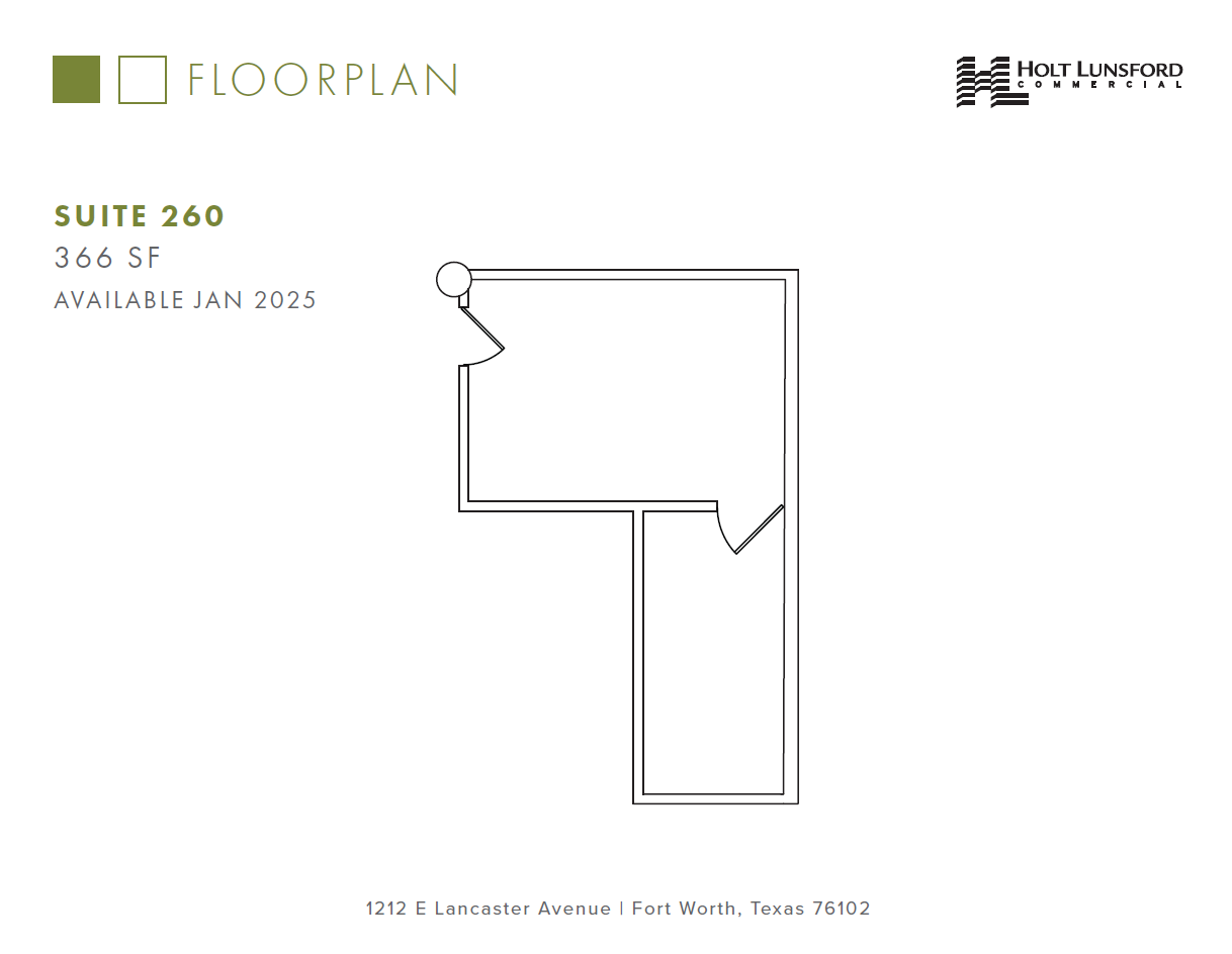 1212 E Lancaster Ave, Fort Worth, TX for lease Floor Plan- Image 1 of 1