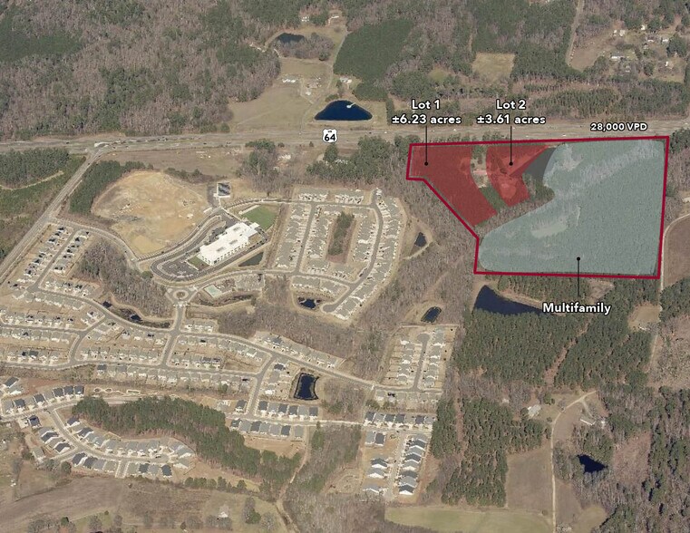 3809 US 64 Hwy W, Apex, NC à vendre - Aérien - Image 2 de 5