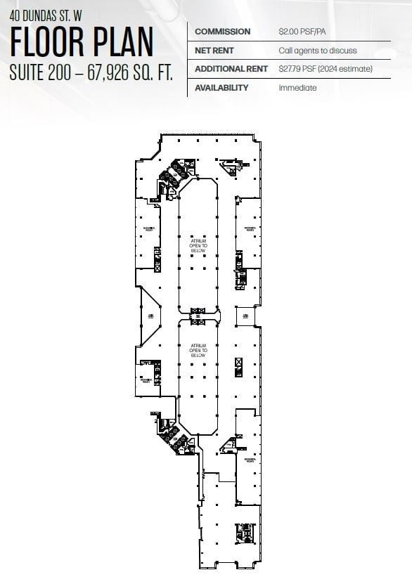 595 Bay St, Toronto, ON for lease Floor Plan- Image 1 of 1