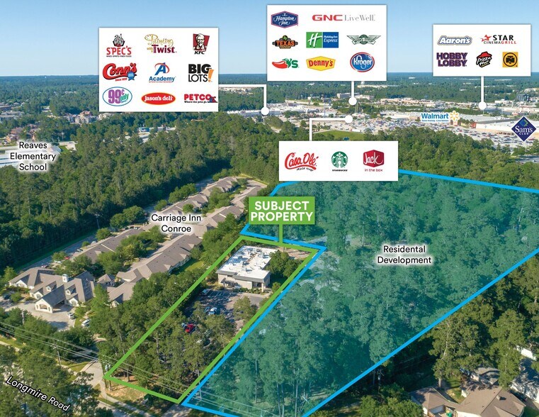 704 Longmire Rd, Conroe, TX à vendre - Photo du bâtiment - Image 3 de 13