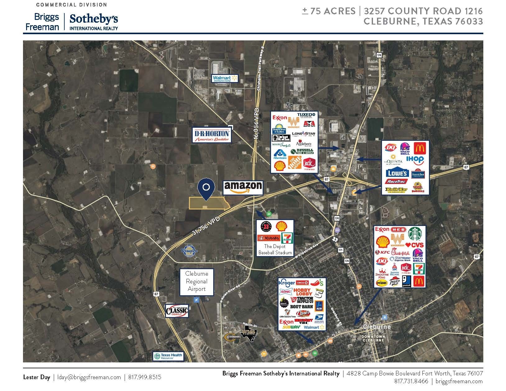 3245 CR 1216, Cleburne, TX for sale Aerial- Image 1 of 7