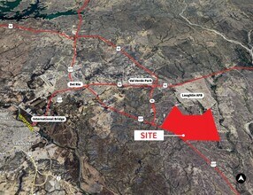 Marshal Ranch, Del Rio, TX - AERIAL map view