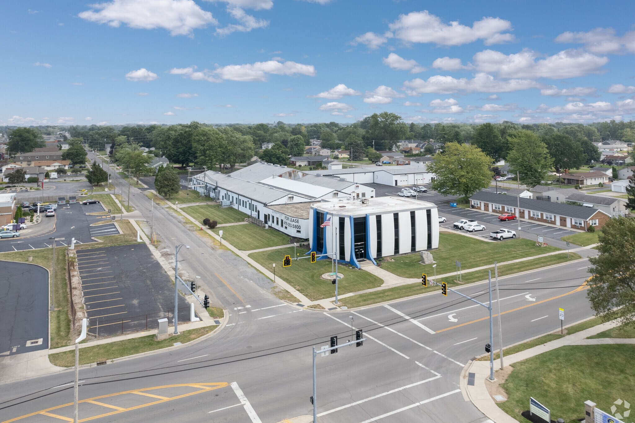 1331 Broad Ave, Findlay, OH for lease Aerial- Image 1 of 7