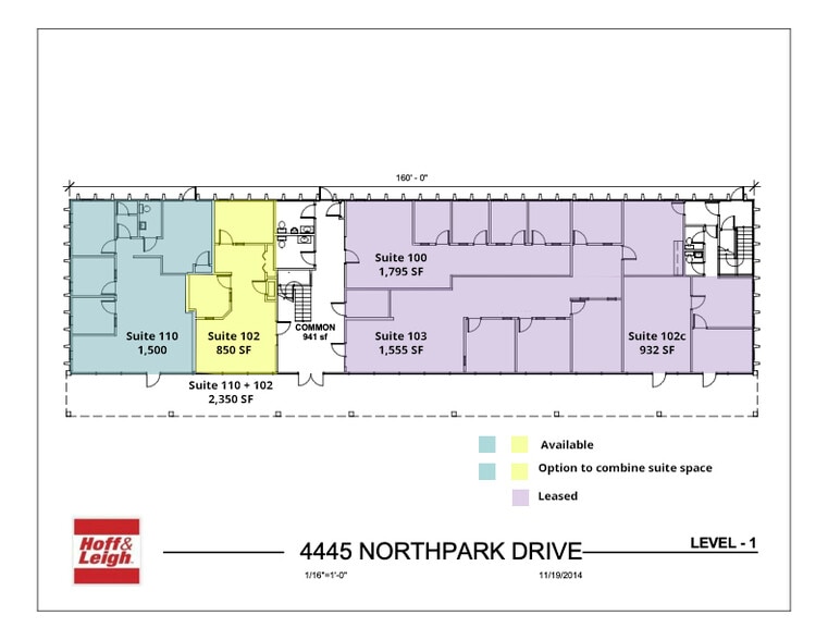 4445 Northpark Dr, Colorado Springs, CO for lease - Floor Plan - Image 2 of 3