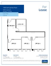 1900 St James Pl, Houston, TX for lease Floor Plan- Image 1 of 1
