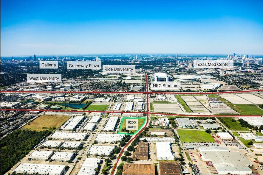 9200 Kirby Dr, Houston, TX à vendre - Aérien - Image 2 de 6