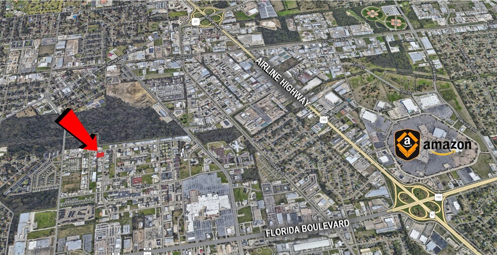 1123 Carrollton, Baton Rouge, LA à louer - Aérien - Image 3 de 3