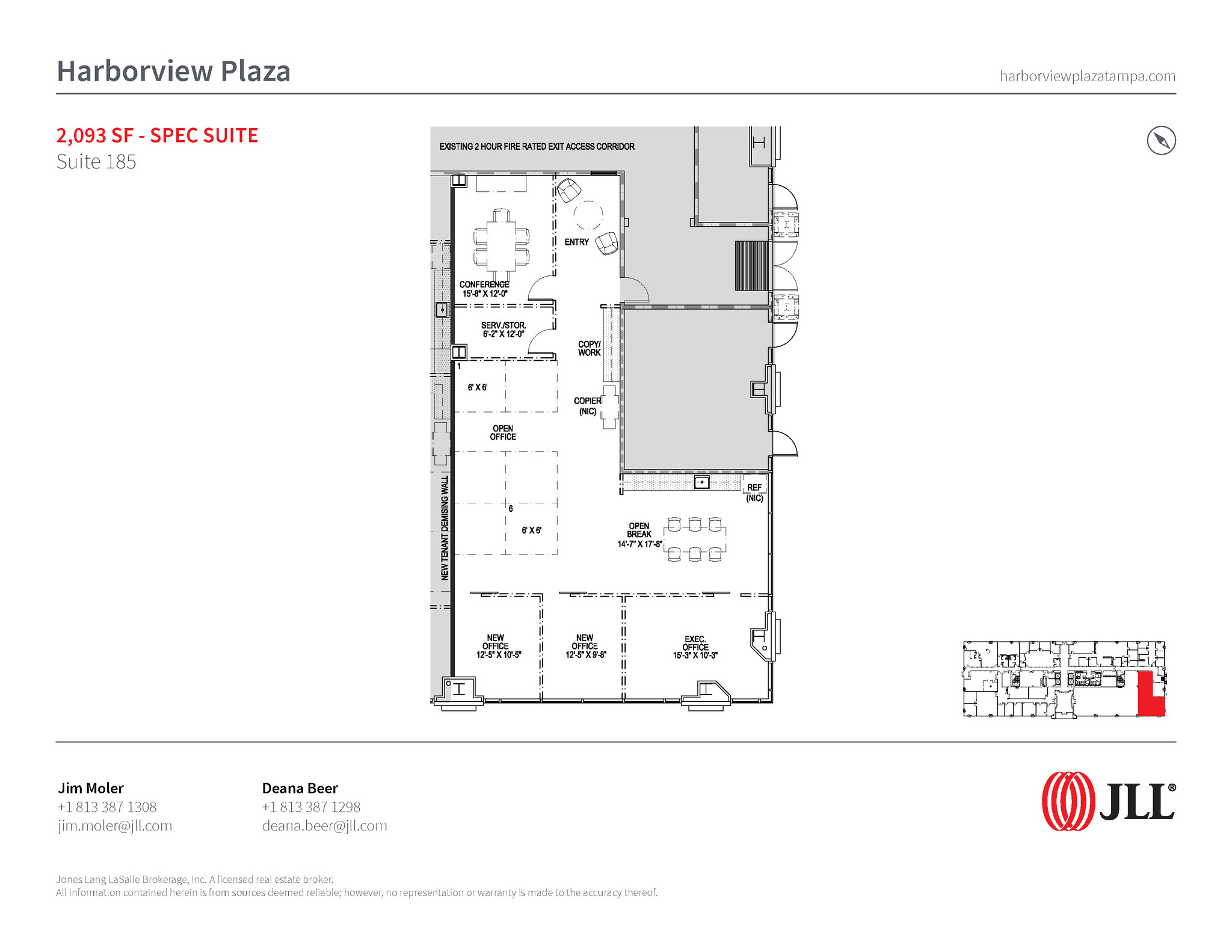 3031 N Rocky Point Dr W, Tampa, FL for lease Floor Plan- Image 1 of 1