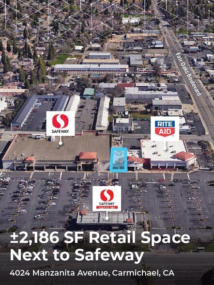 4010-4020 Manzanita Ave, Carmichael, CA à louer - Photo du bâtiment - Image 1 de 12