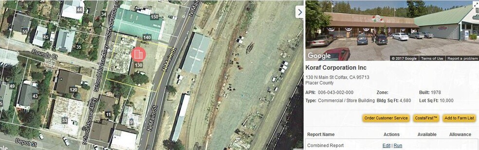 130 Main Street st, Colfax, CA à vendre - Aérien - Image 2 de 2