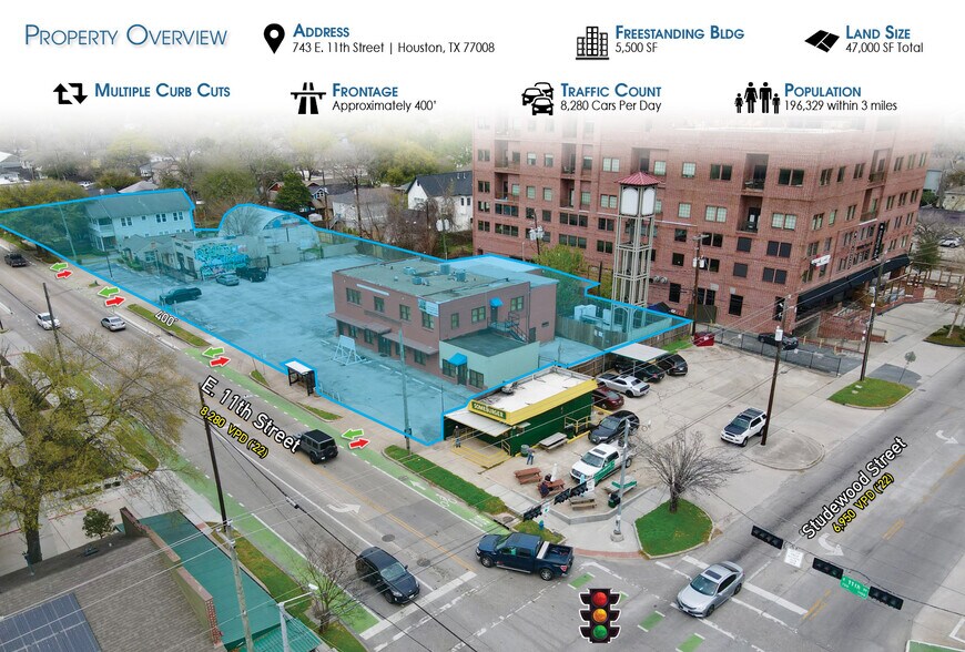 743 E 11th St, Houston, TX à louer - Photo du bâtiment - Image 2 de 3