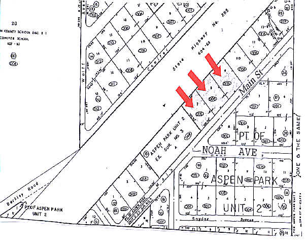 26131 Main St, Conifer, CO for sale - Plat Map - Image 2 of 3