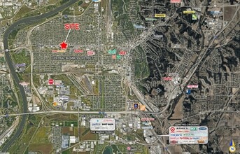 2729 W Broadway St, Council Bluffs, IA - AERIAL  map view - Image1