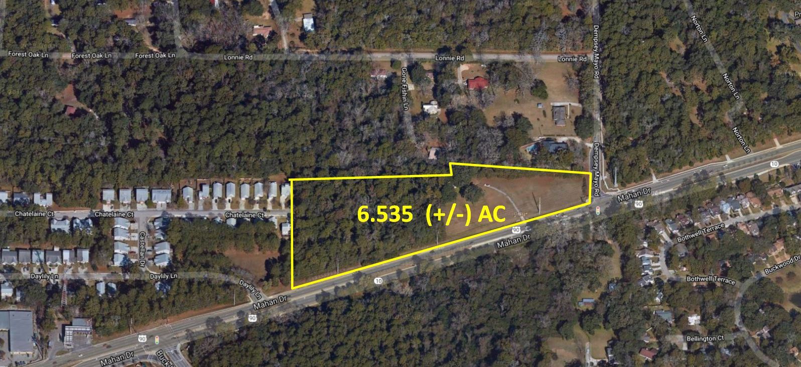 6.535 AC Mahan Drive, Tallahassee, FL for sale Primary Photo- Image 1 of 3