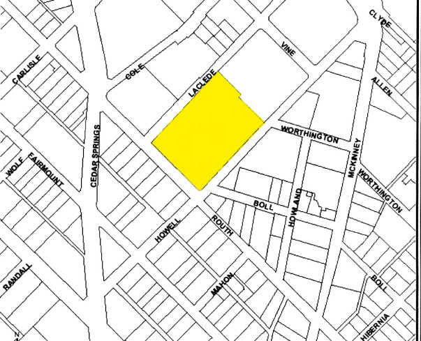 2828 Routh St, Dallas, TX à louer - Plan cadastral - Image 2 de 7