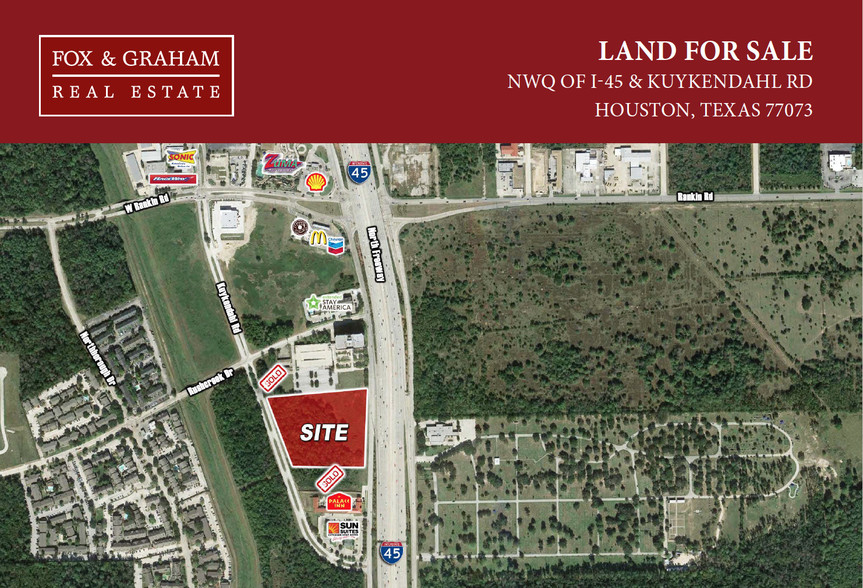 I-45 & Kuykendahl Rd, Houston, TX for sale - Building Photo - Image 1 of 1