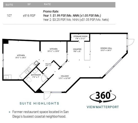 4110-4190 Mission Blvd, San Diego, CA for lease Floor Plan- Image 1 of 1