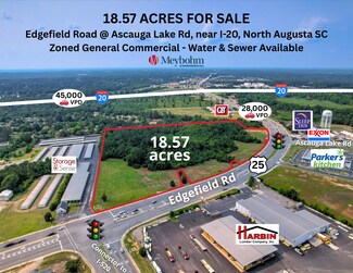 Plus de détails pour Ascauga Lake Road & Edgefield Road, North Augusta, SC - Terrain à vendre