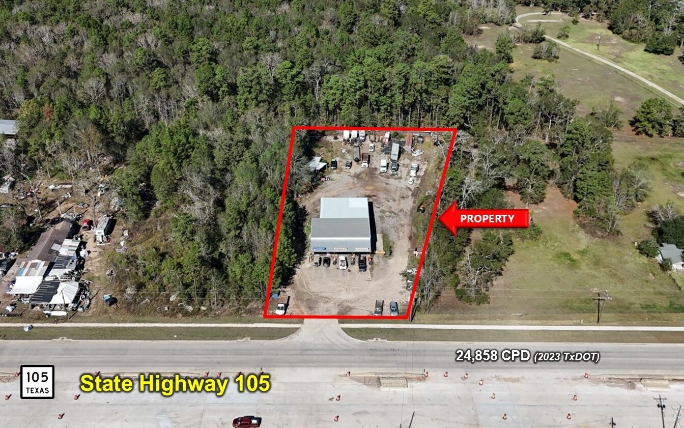 13121 Highway 105 E, Cut And Shoot, TX for sale Aerial- Image 1 of 11