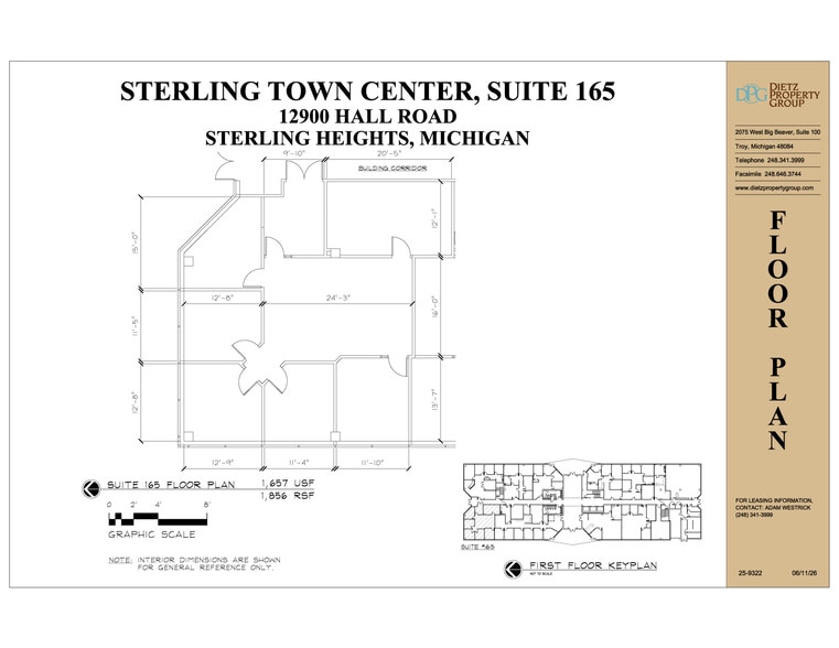 12900 Hall Rd, Sterling Heights, MI for lease - Floor Plan - Image 3 of 15