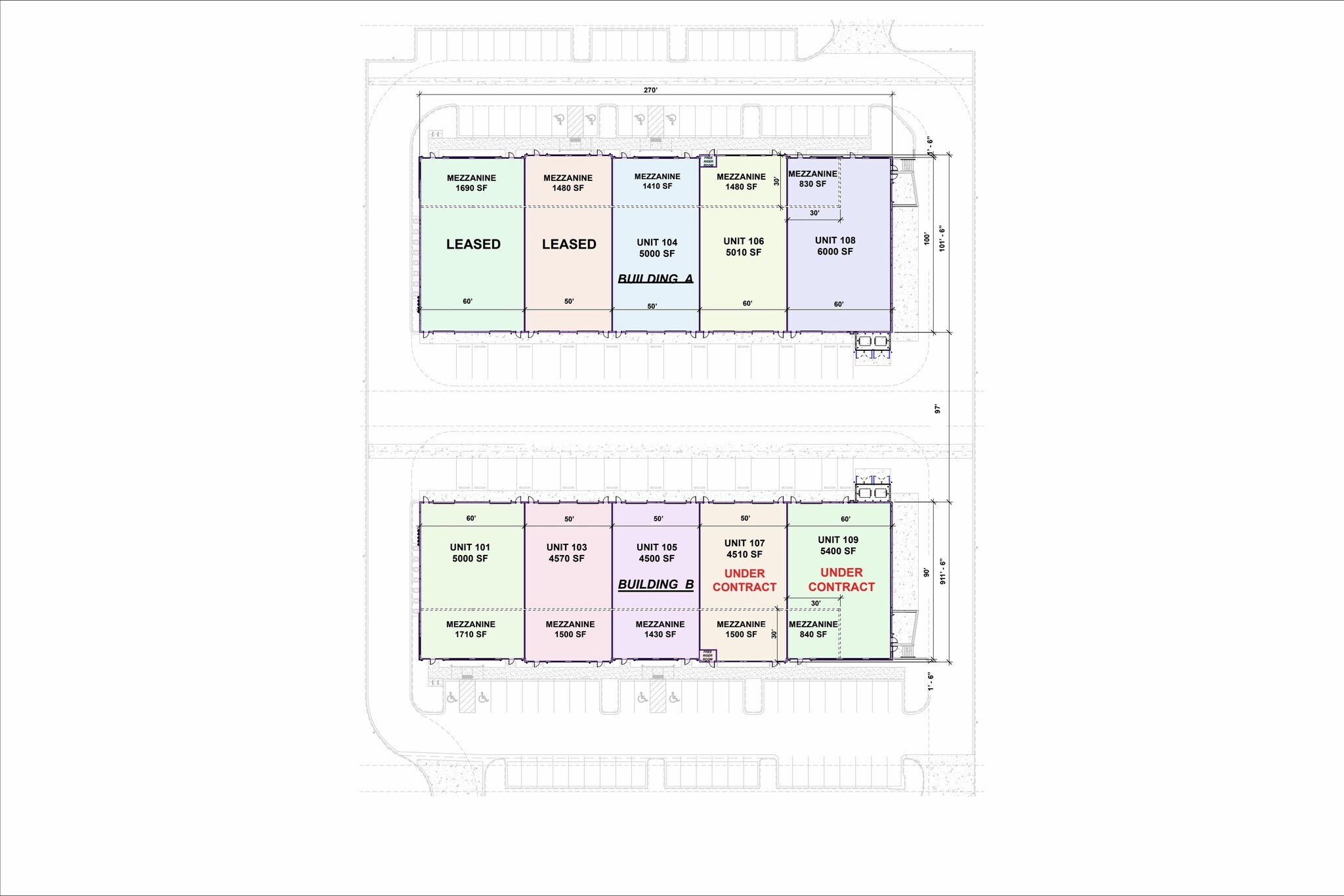 4565 Venture Dr, Johnstown, CO à louer Plan de site- Image 1 de 1