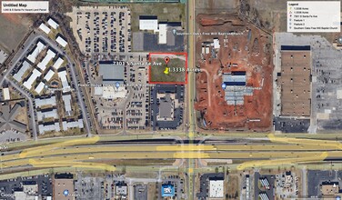 7301 Santa Fe Ave, Oklahoma City, OK - aerial  map view