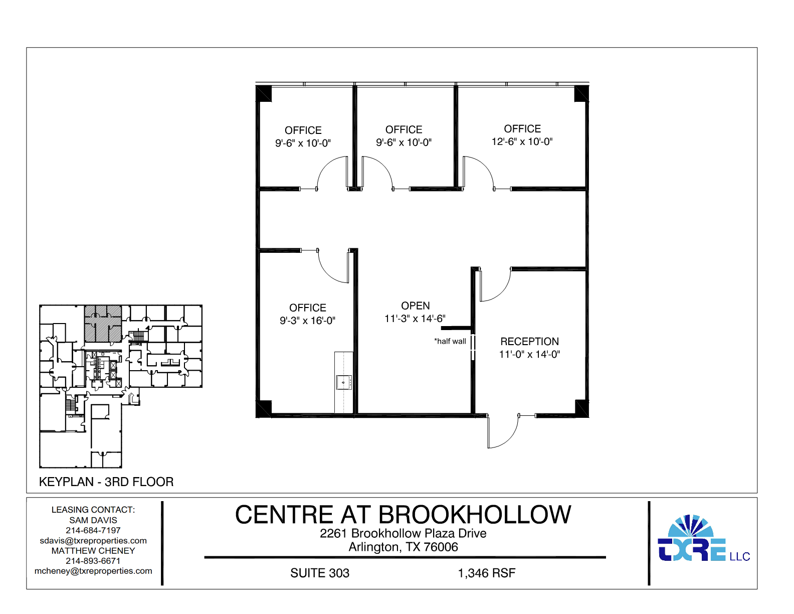 2261 Brookhollow Plaza Dr, Arlington, TX for lease Floor Plan- Image 1 of 2