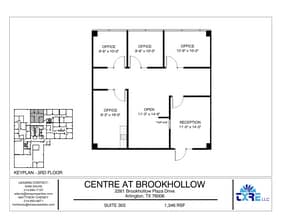 2261 Brookhollow Plaza Dr, Arlington, TX for lease Floor Plan- Image 1 of 2