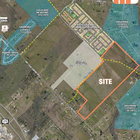 FM 1836 Rand Rd, Kaufman, TX à vendre - Aérien - Image 2 de 2