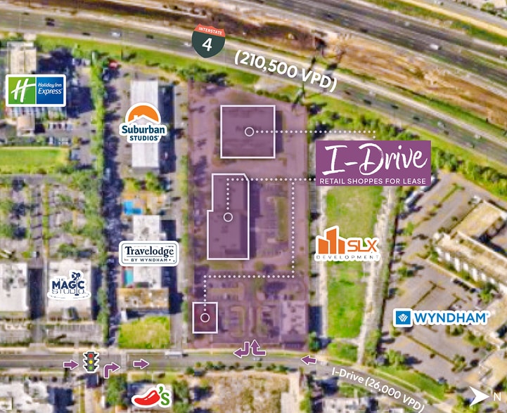 7036-7336 International Dr, Orlando, FL for lease - Aerial - Image 2 of 6