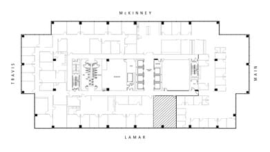 1000 Main St, Houston, TX à louer Plan d’étage- Image 1 de 1