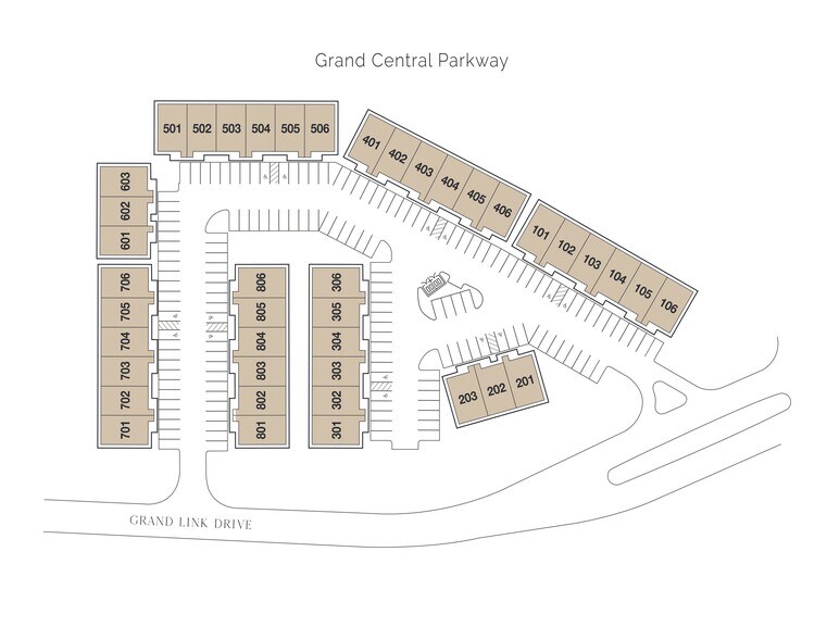 350 Grand Link Dr, Conroe, TX à louer - Plan de site - Image 2 de 3