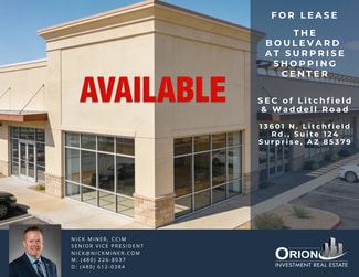 Plus de détails pour 13681 W Waddell Rd, Surprise, AZ - Commerce de détail à louer
