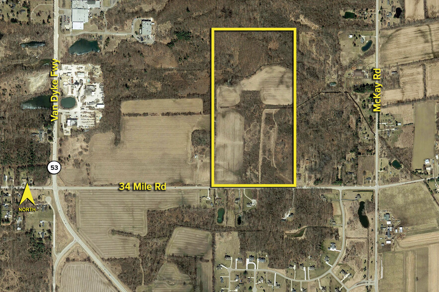 34 Mile Rd, Bruce Township, MI for sale - Building Photo - Image 1 of 1