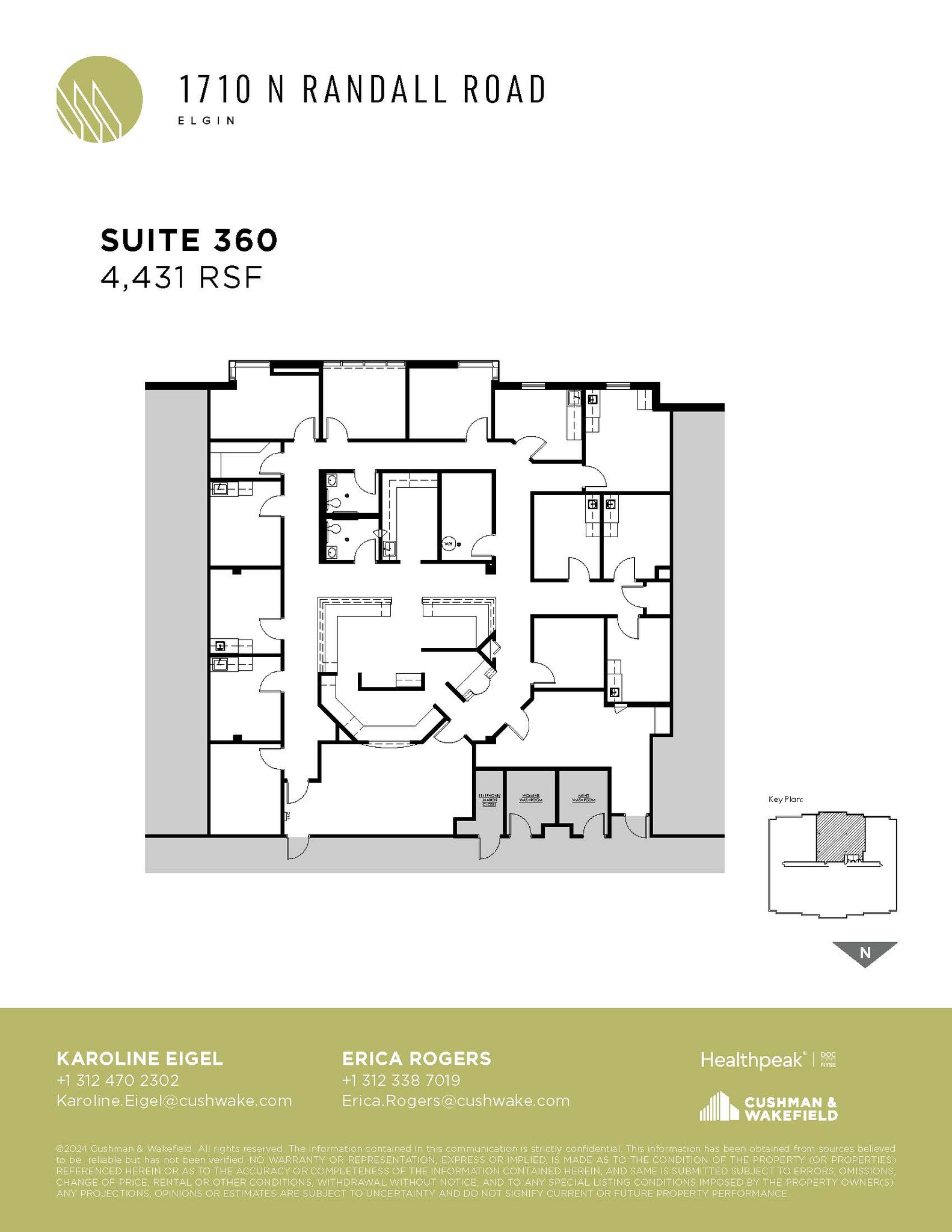 1710 N Randall Rd, Elgin, IL for lease Floor Plan- Image 1 of 1