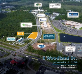 Plus de détails pour 0 Woodland, Jacksonville, FL - Terrain à vendre