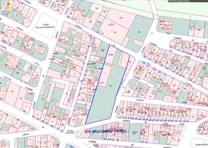 Carrer Pau Casals, 33, Bellcaire d'Urgell, Lérida for sale - Plat Map - Image 3 of 3