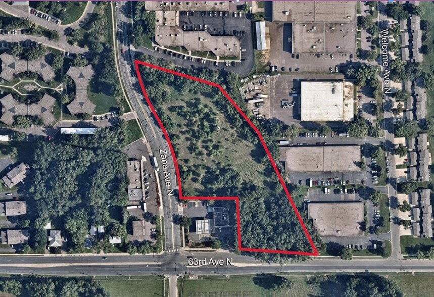 6340 Zane Ave N, Brooklyn Park, MN for sale - Aerial - Image 2 of 2